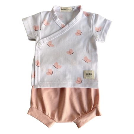 Primera Puesta Manga Corta Butterfly de Beltin Newborn. Primera Puesta Manga Corta Butterfly de Beltin Newborn.